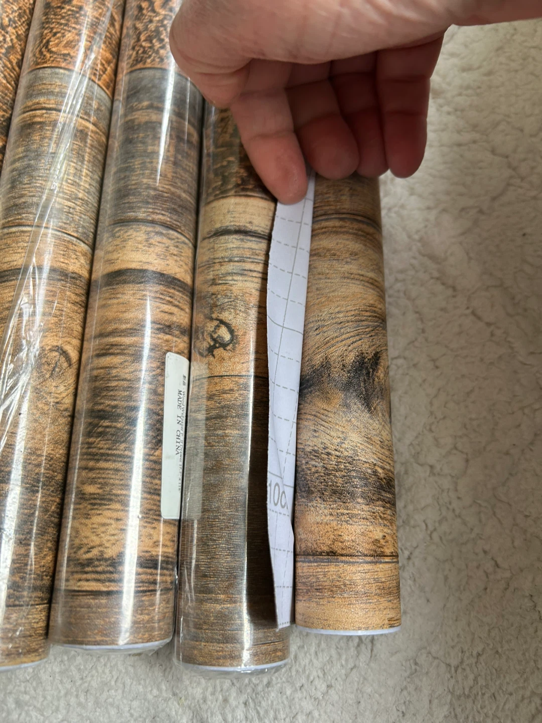 Wood Grain Adhesive Wallpaper Rolls - photo 2