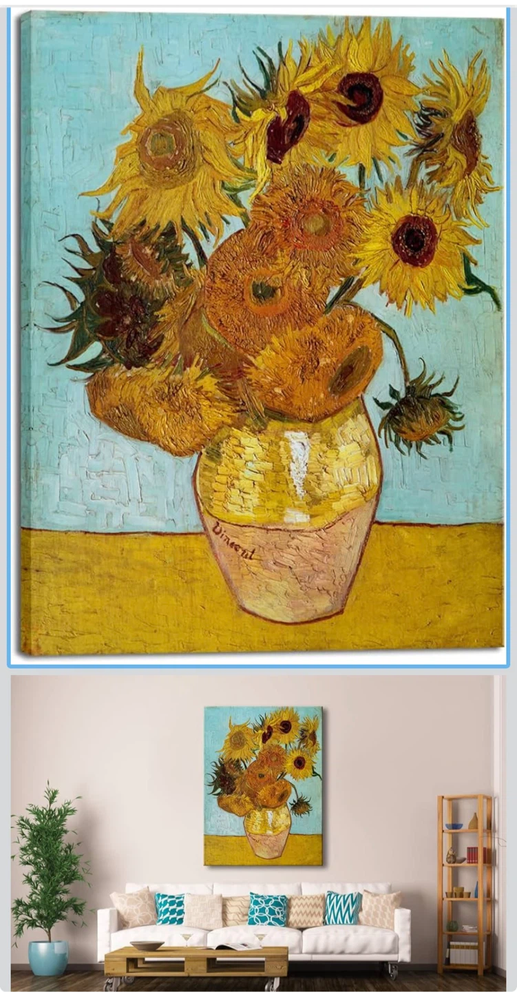 Vincent van Gogh Sunflowers Art Print