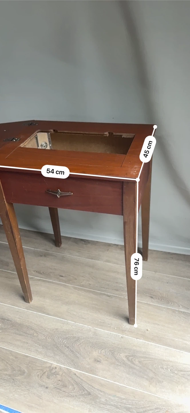 Vintage Sewing Machine Cabinet - photo 5
