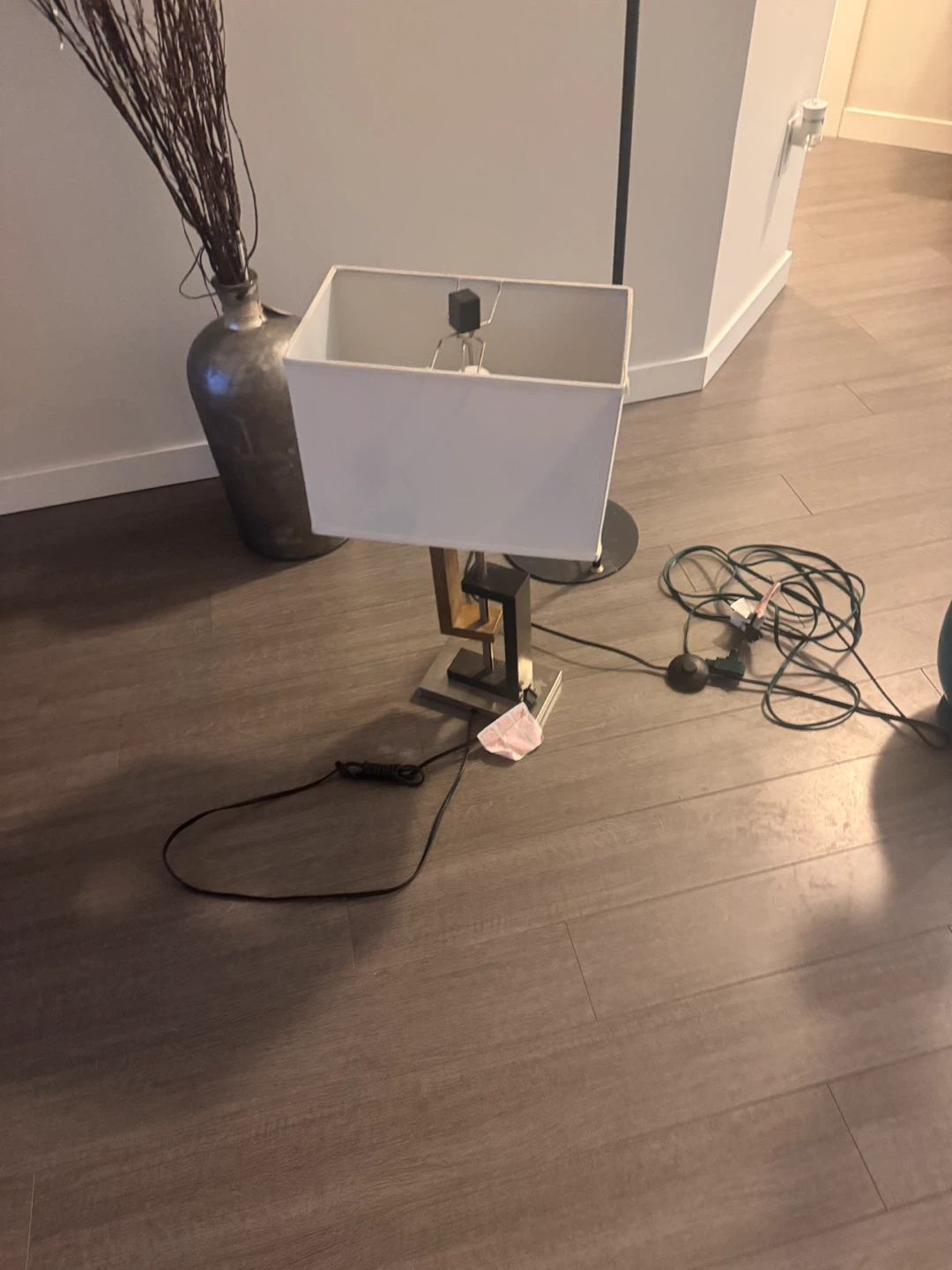 Modern Rectangular Table Lamp