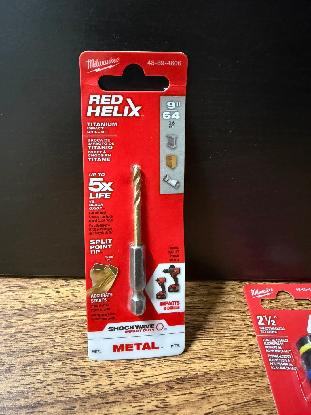 Milwaukee Impact Drill Bit 9/64