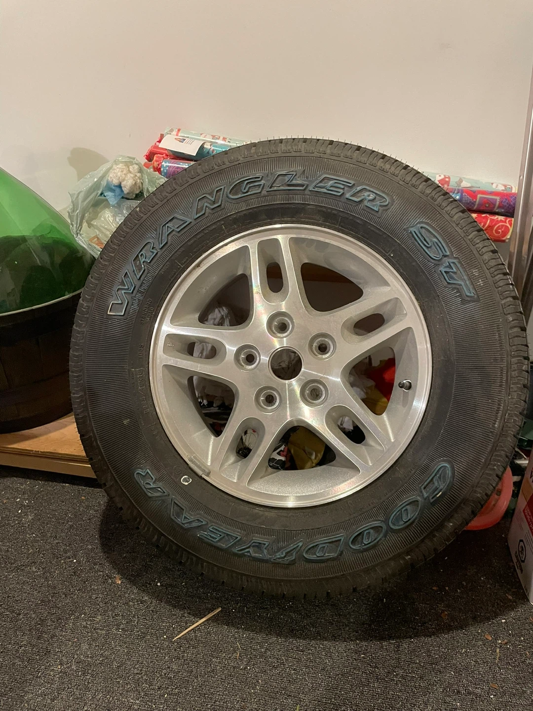Goodyear Wrangler ST Tire with Alloy Rim - photo 2