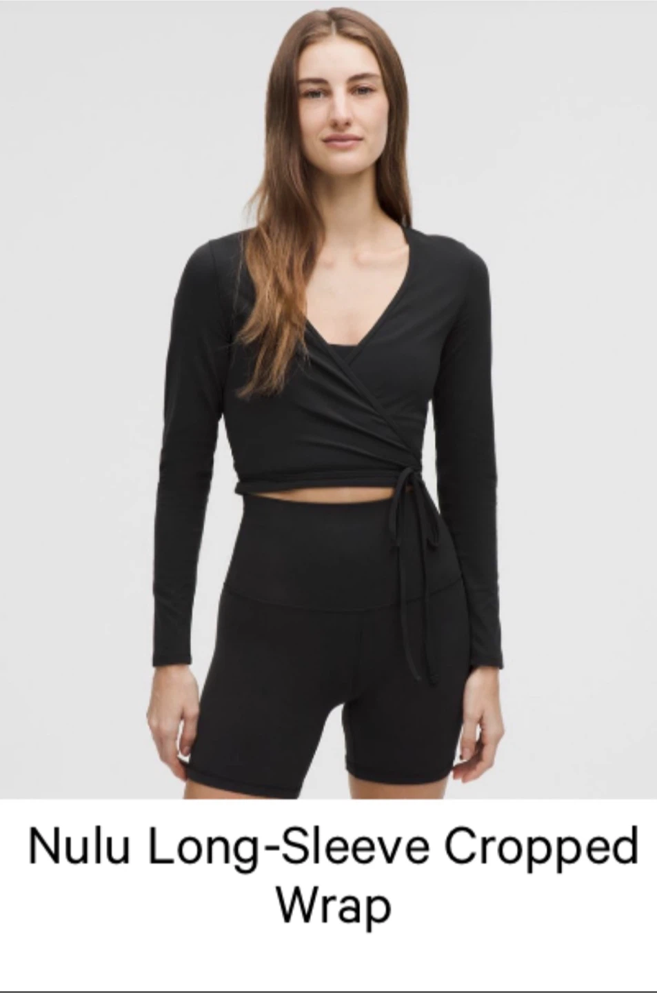 Lululemon Nulu Long-sleeve Cropped Wrap