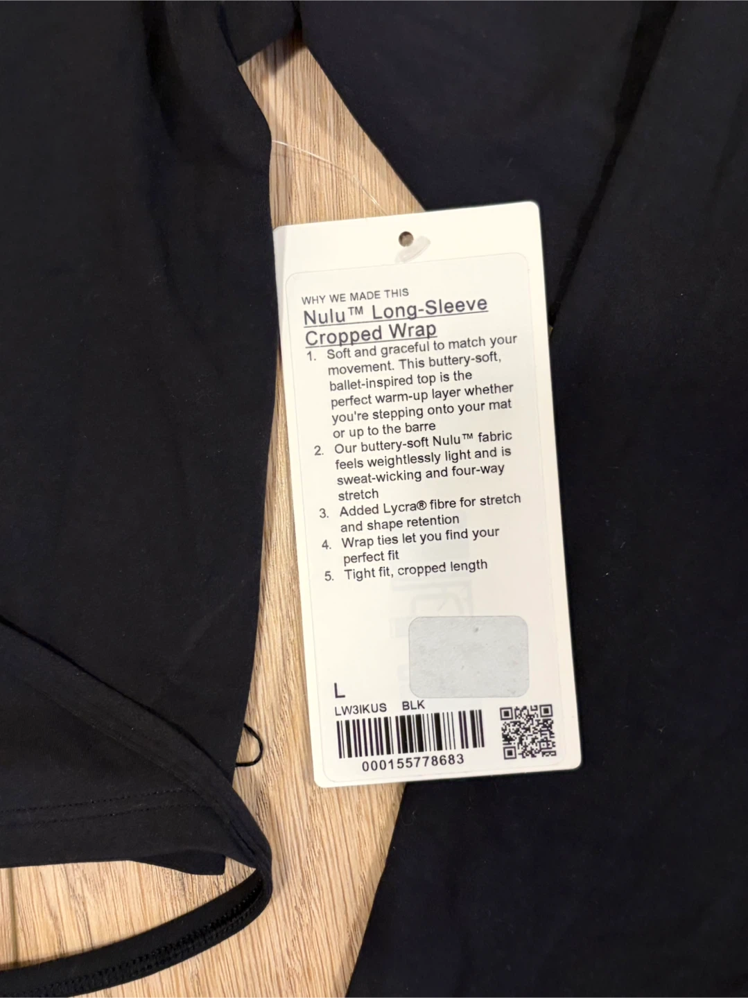 Lululemon Nulu Long-sleeve Cropped Wrap - photo 3