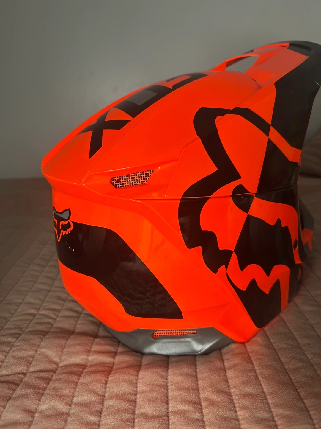 Fox Racing V1 Motocross Helmet - Orange - Size Small - photo 2