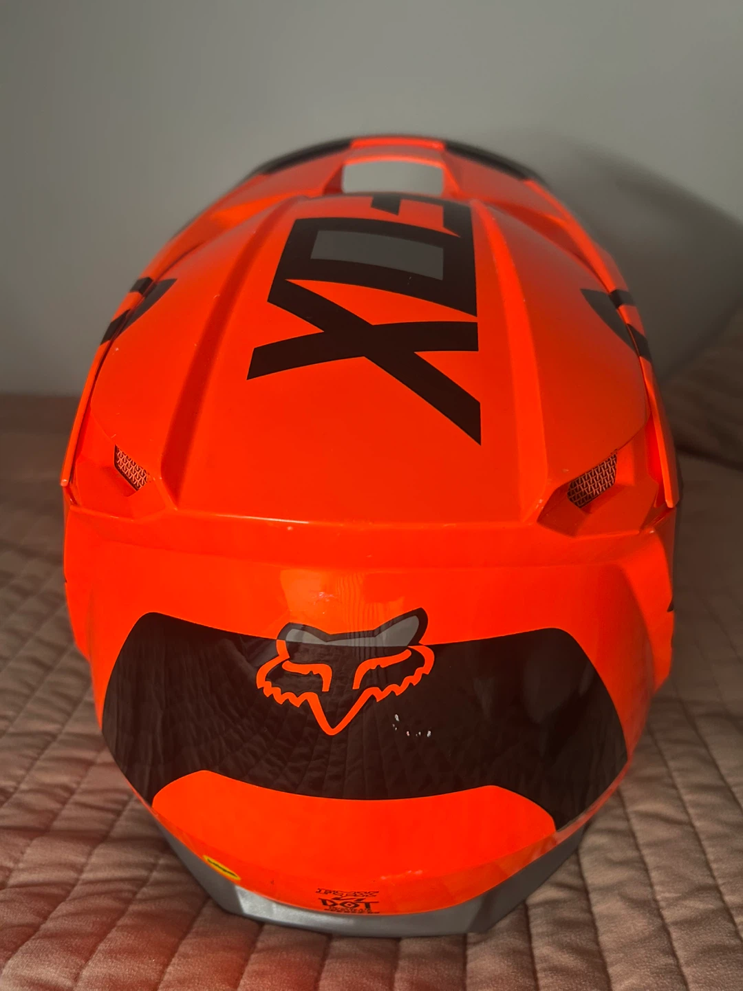 Fox Racing V1 Motocross Helmet - Orange - Size Small - photo 3