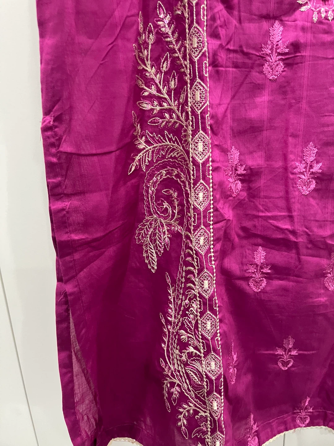 Zellbury Magenta Embroidered Kurta - photo 3