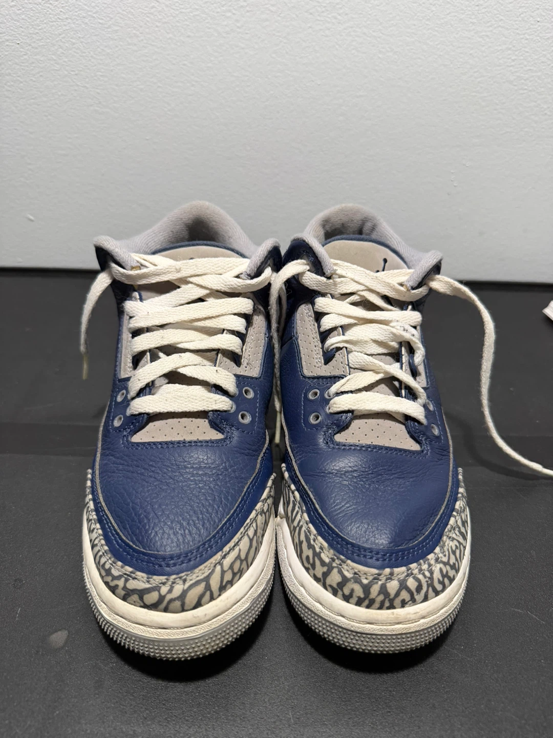 Air Jordan 3 Georgetown Navy - photo 2