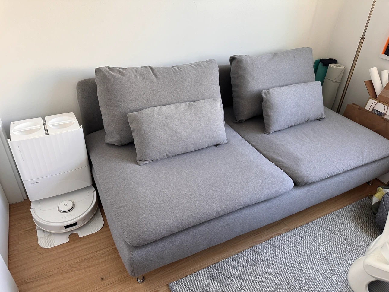 IKEA SÖDERHAMN Sofa Section Grey Two-Seater Sofa - photo 2