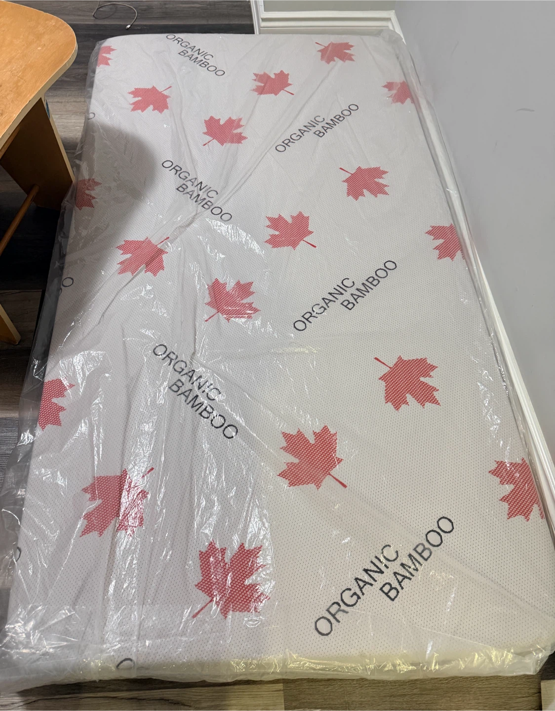 Organic Bamboo Twin Mattress Topper