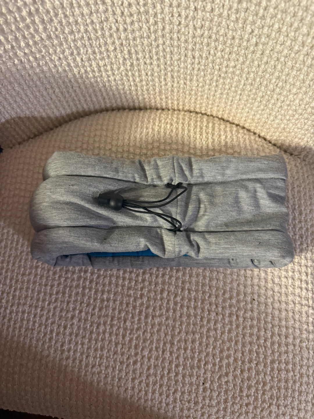 Grey and Blue Neck Warmer