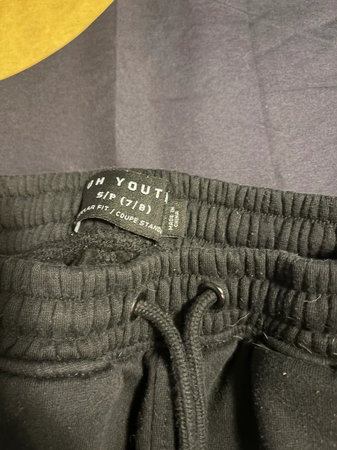 NASA Black Sweatpants Youth Size 7/8 - photo 2
