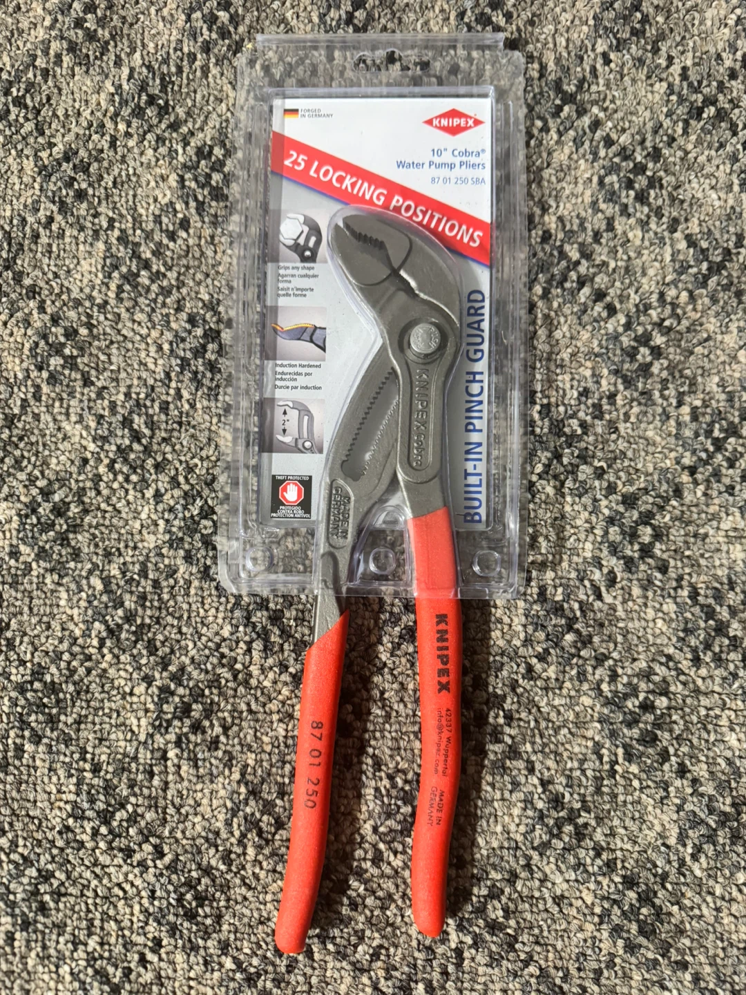 Knipex 10" Cobra Water Pump Pliers