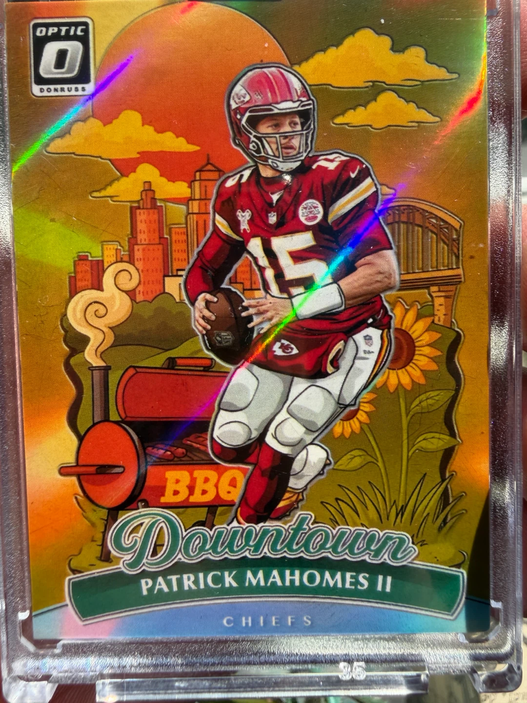 2025 Panini Donruss Optic Patrick Mahomes II Downtown Card