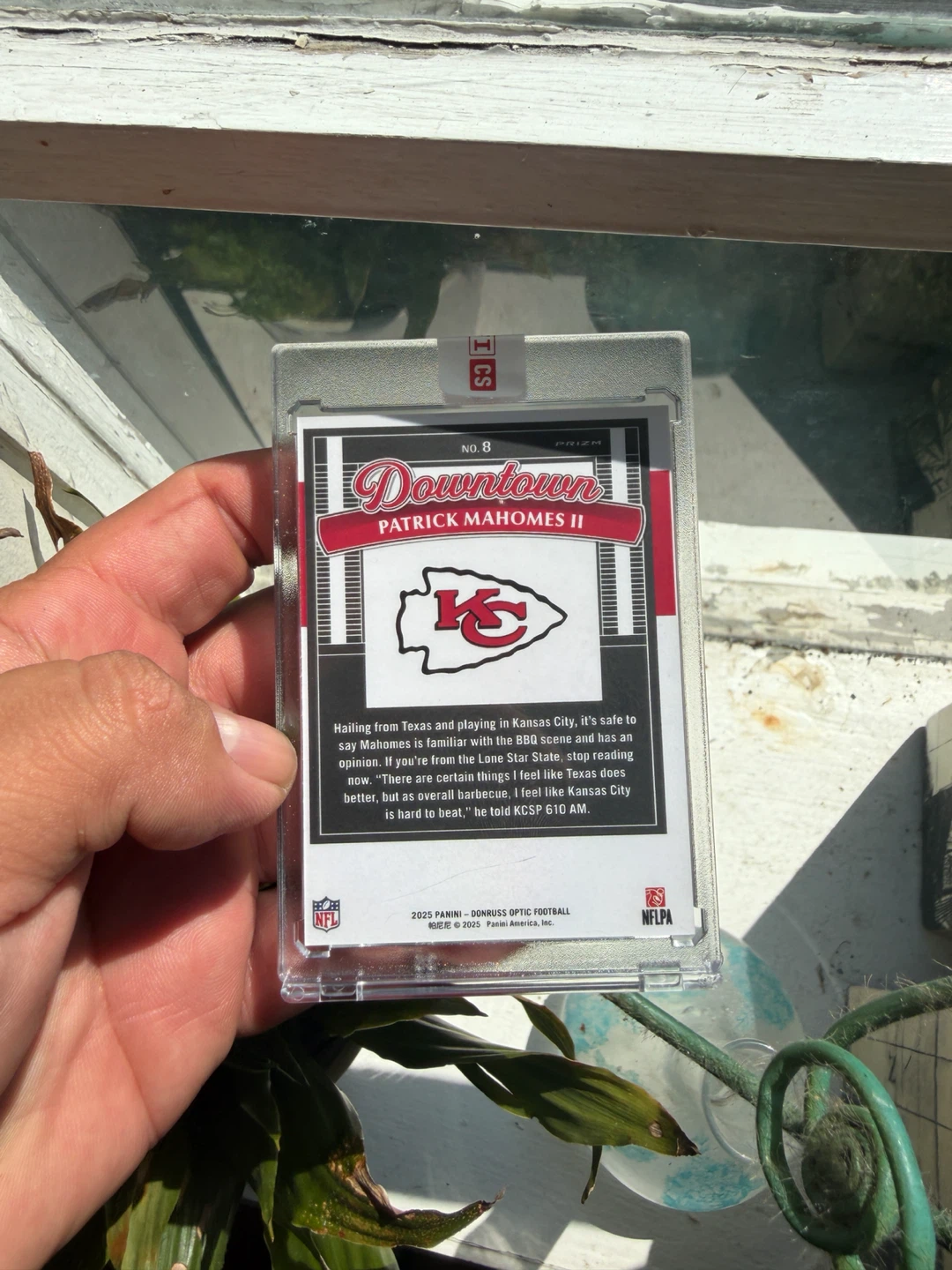 2025 Panini Donruss Optic Patrick Mahomes II Downtown Card - photo 2