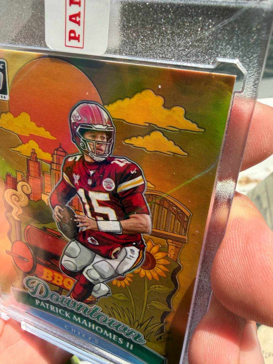 2025 Panini Donruss Optic Patrick Mahomes II Downtown Card - photo 3