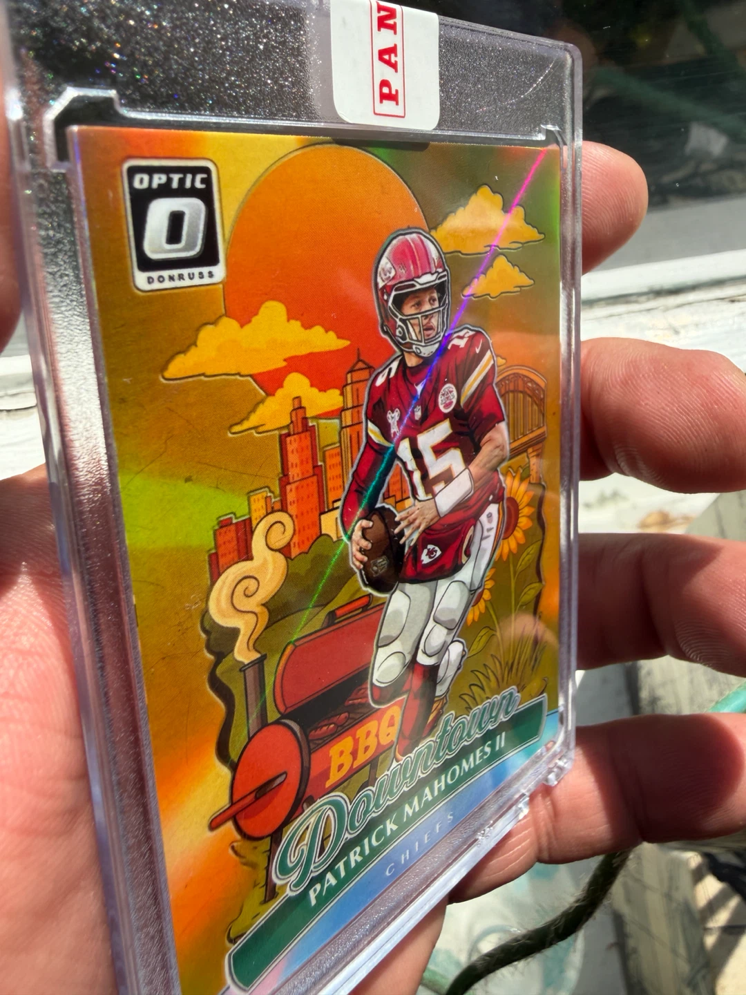 2025 Panini Donruss Optic Patrick Mahomes II Downtown Card - photo 4
