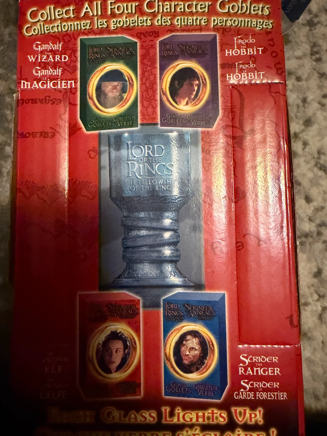 Lord of the Rings Arwen Glass Goblet - photo 2