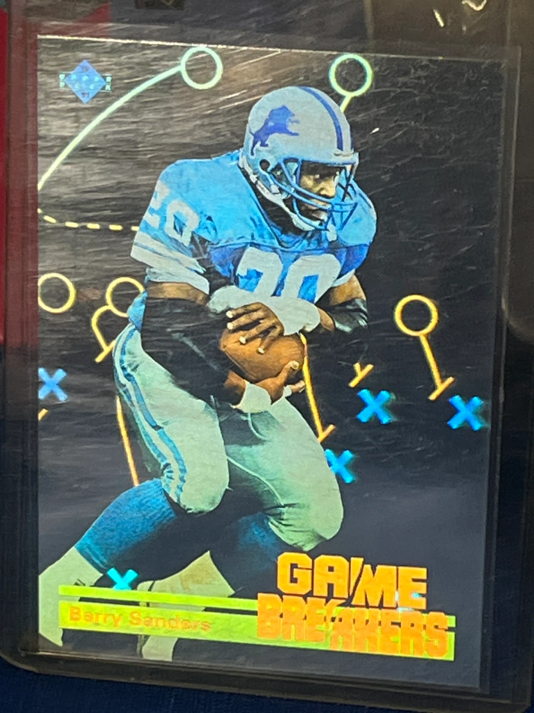 Barry Sanders McFarlane Figure Sealed + FREE 1991 Bonus Card - photo 2