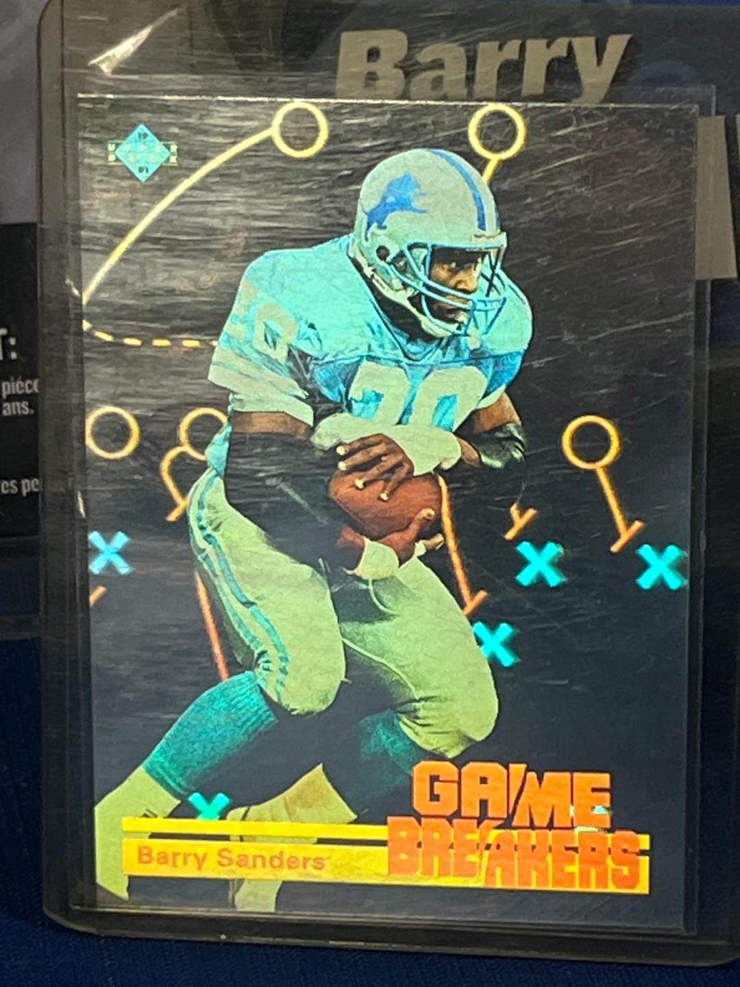 Barry Sanders McFarlane Figure Sealed + FREE 1991 Bonus Card - photo 3