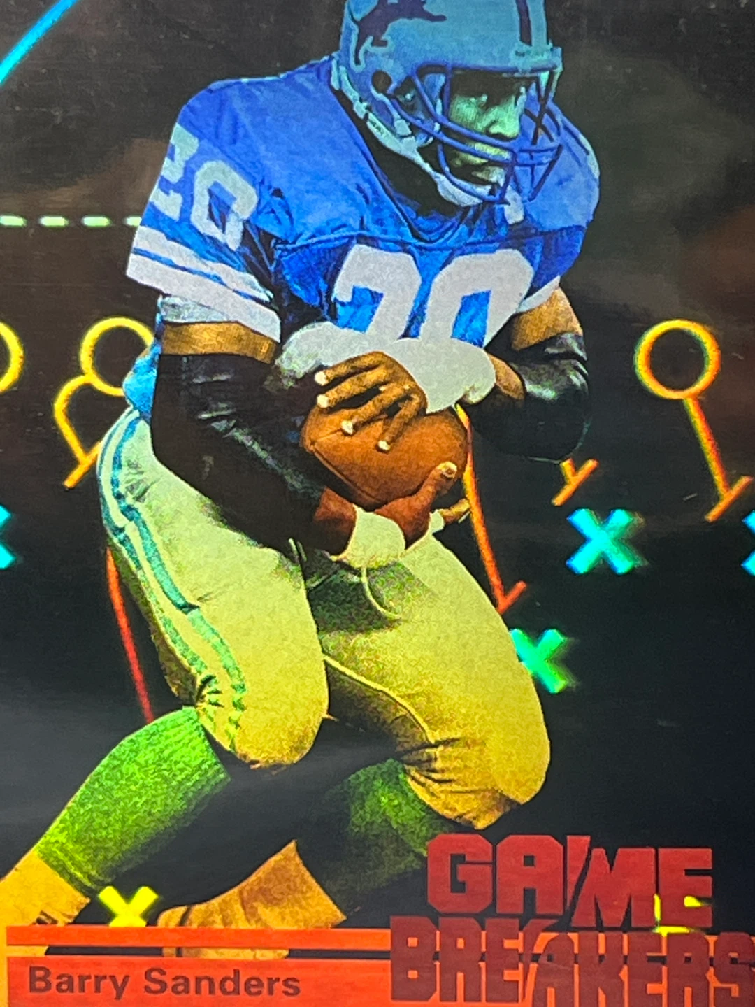 Barry Sanders McFarlane Figure Sealed + FREE 1991 Bonus Card - photo 4