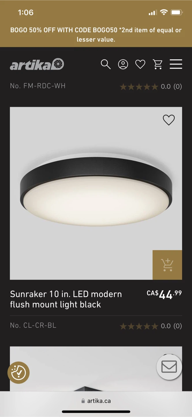 Artika Cloudraker LED Ceiling Light