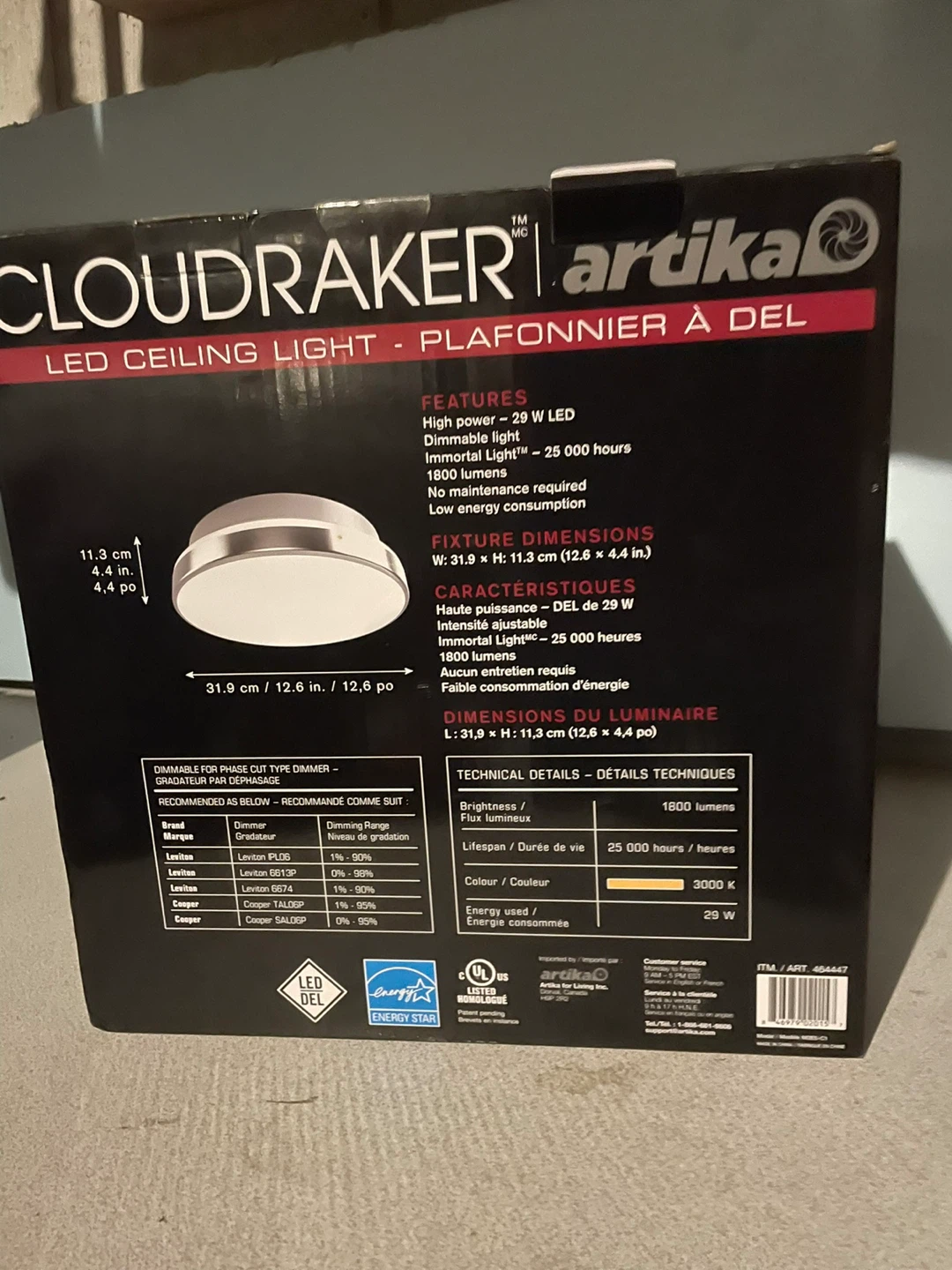 Artika Cloudraker LED Ceiling Light - photo 4