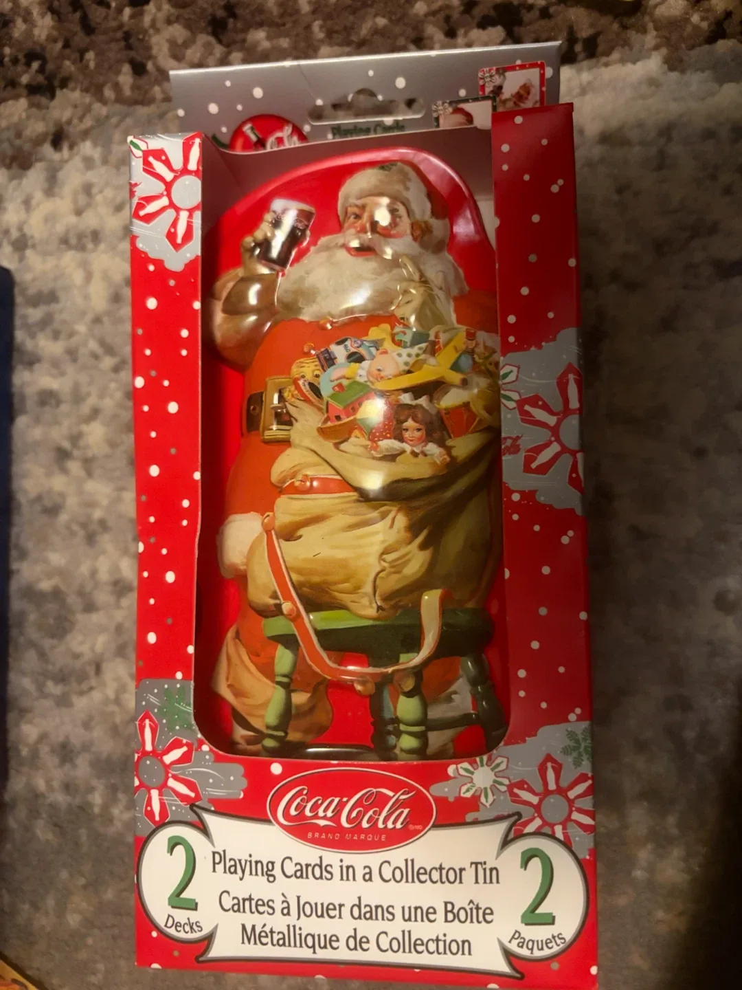 Coca-Cola 2-Deck Playing Cards in Collector Tin