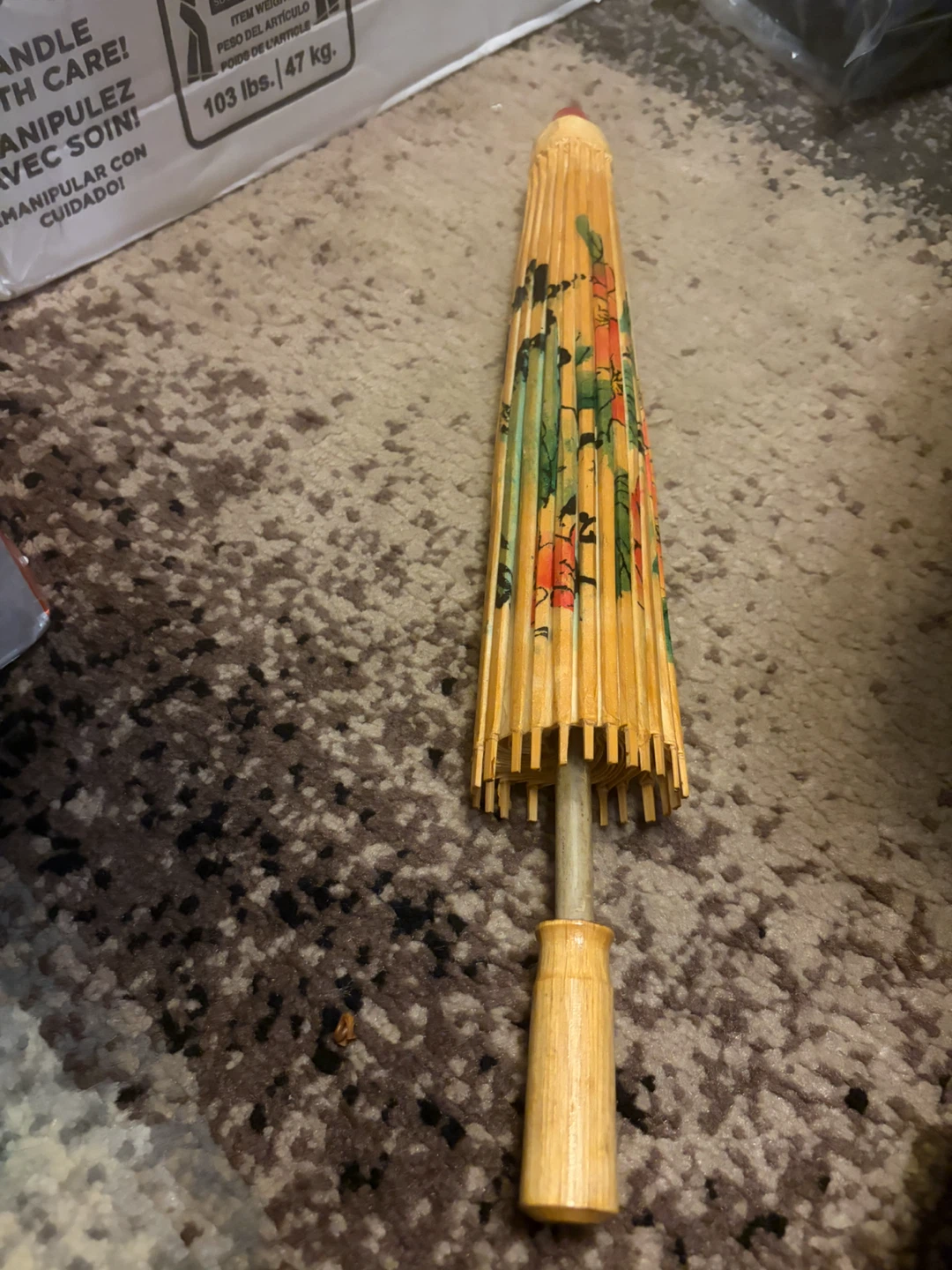Traditional Paper and Bamboo Parasol