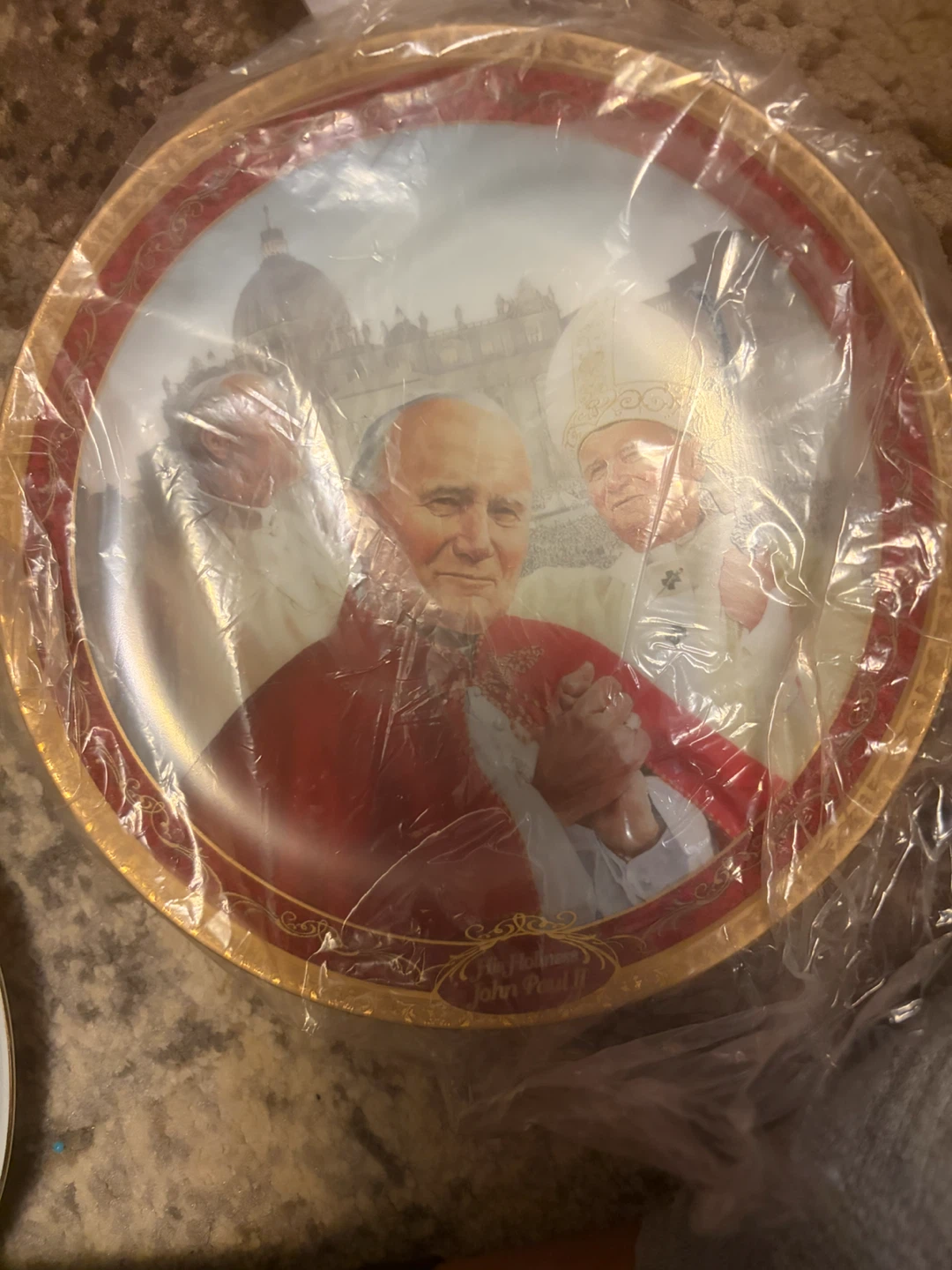 His Holiness John Paul II Commemorative Plate