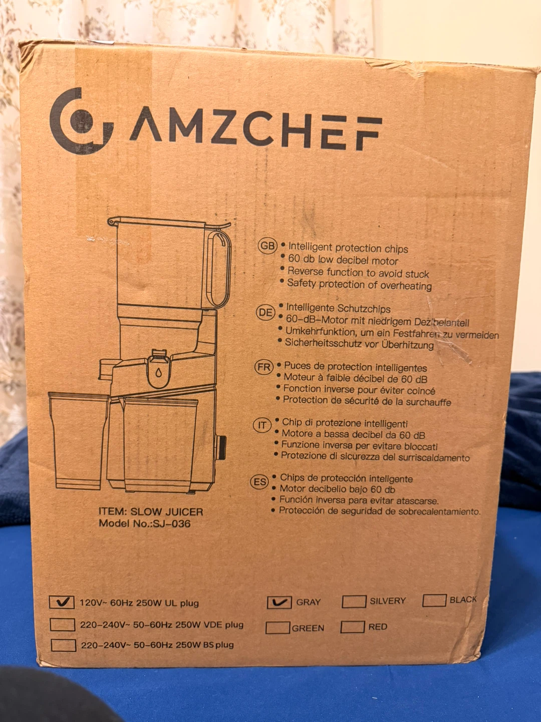 AMZCHEF Cold Press Juicer – Brand New - photo 3