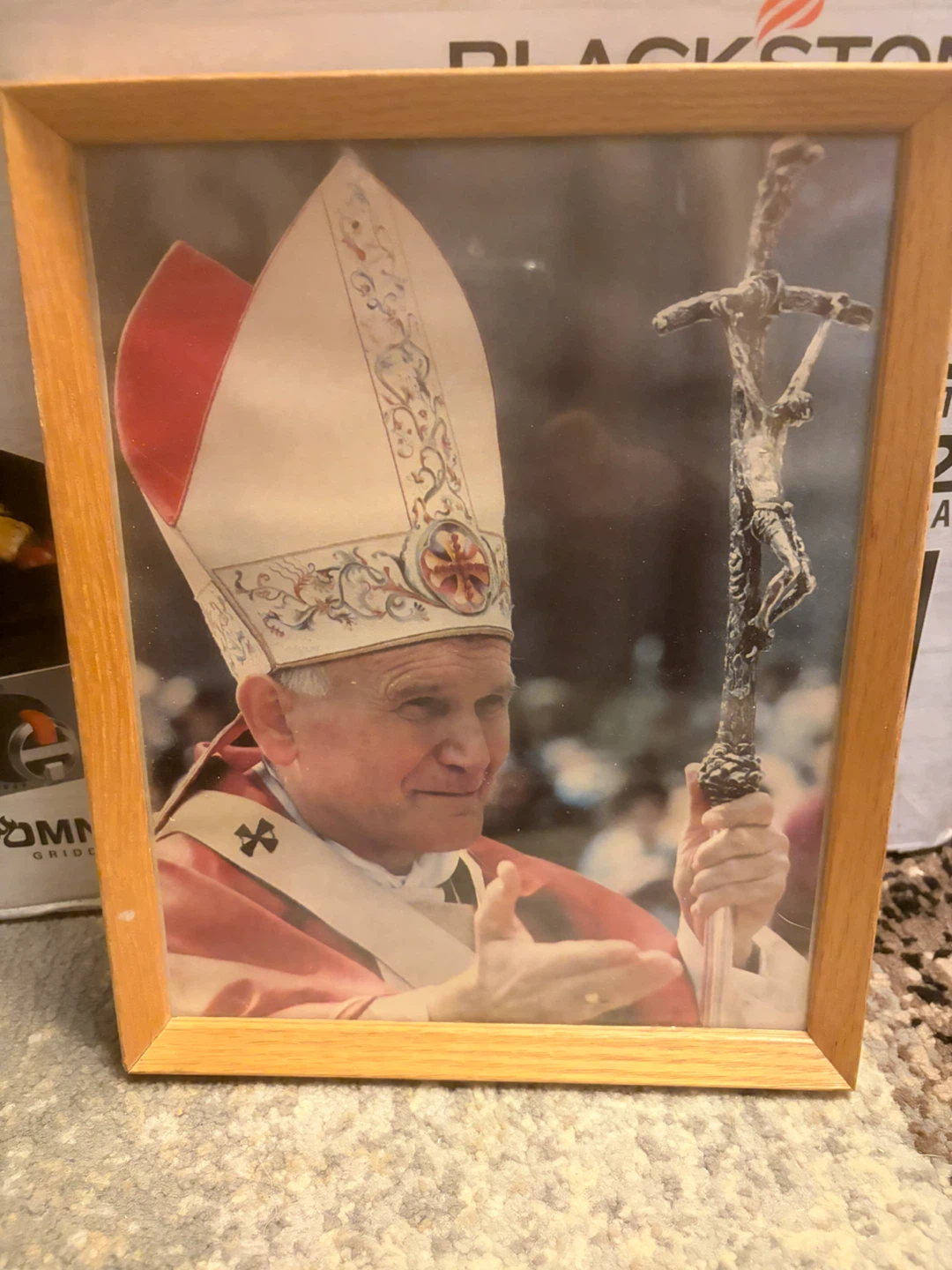 Framed Photo of Pope John Paul II
