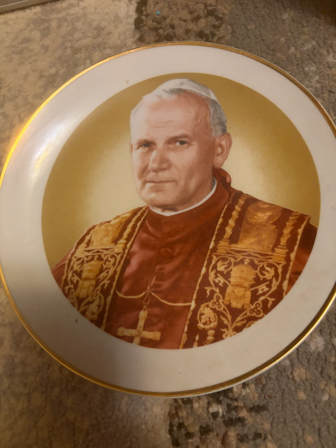 Pope John Paul II Commemorative Collector Plate