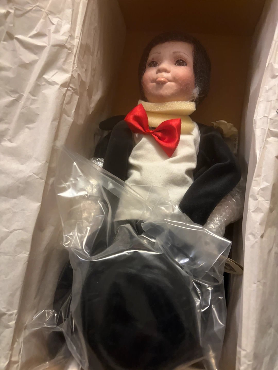 Porcelain Boy Doll in Tuxedo