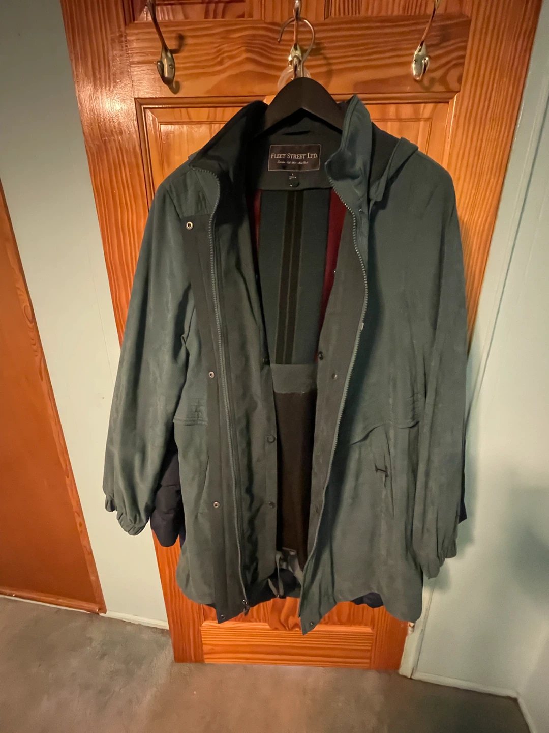 Fleet Street Ltd. Green Hooded Jacket