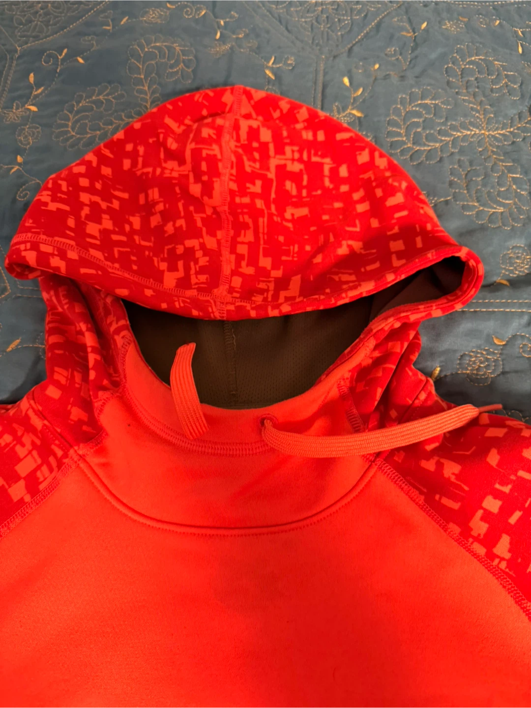 Nike Dri-Fit Hoodie - Red - Size M - photo 3