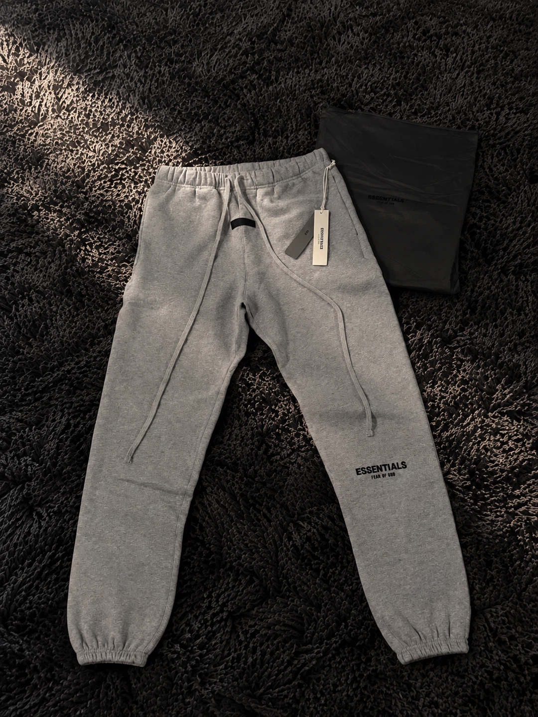 1:1 Fear of God Essentials Grey Sweatpants size M