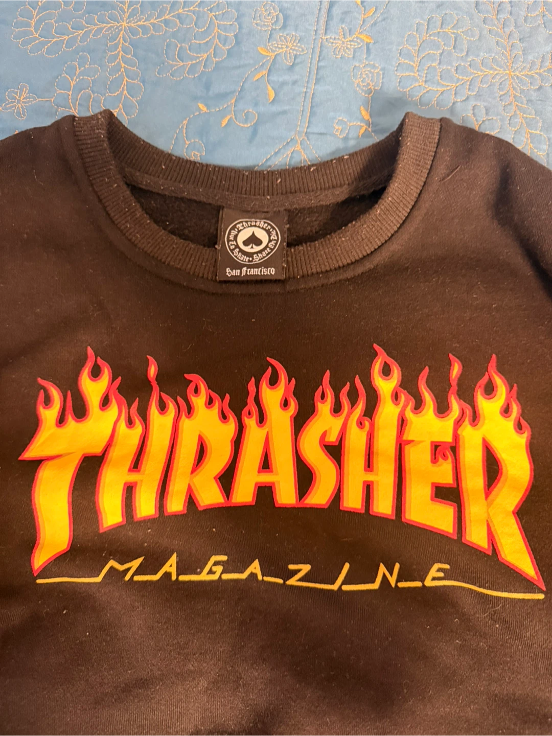 Thrasher Flame Logo Sweatshirt - photo 2