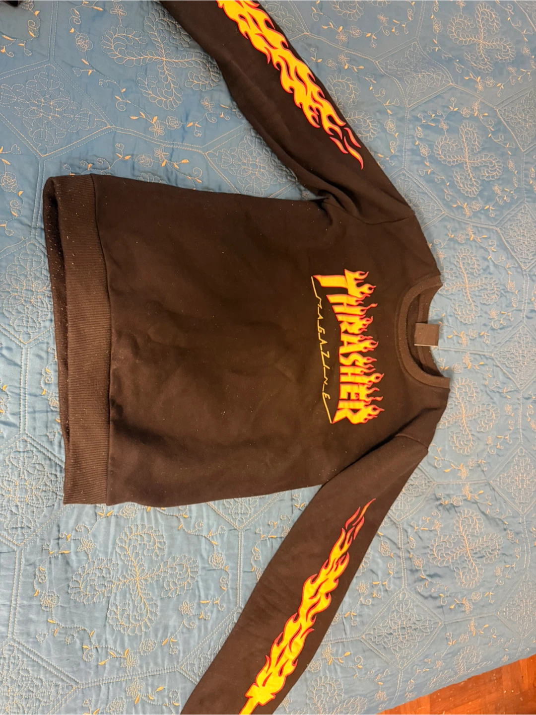 Thrasher Flame Logo Sweatshirt - photo 3