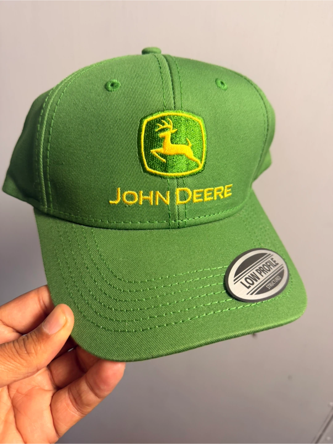 John Deere Green Low Profile Baseball Hat
