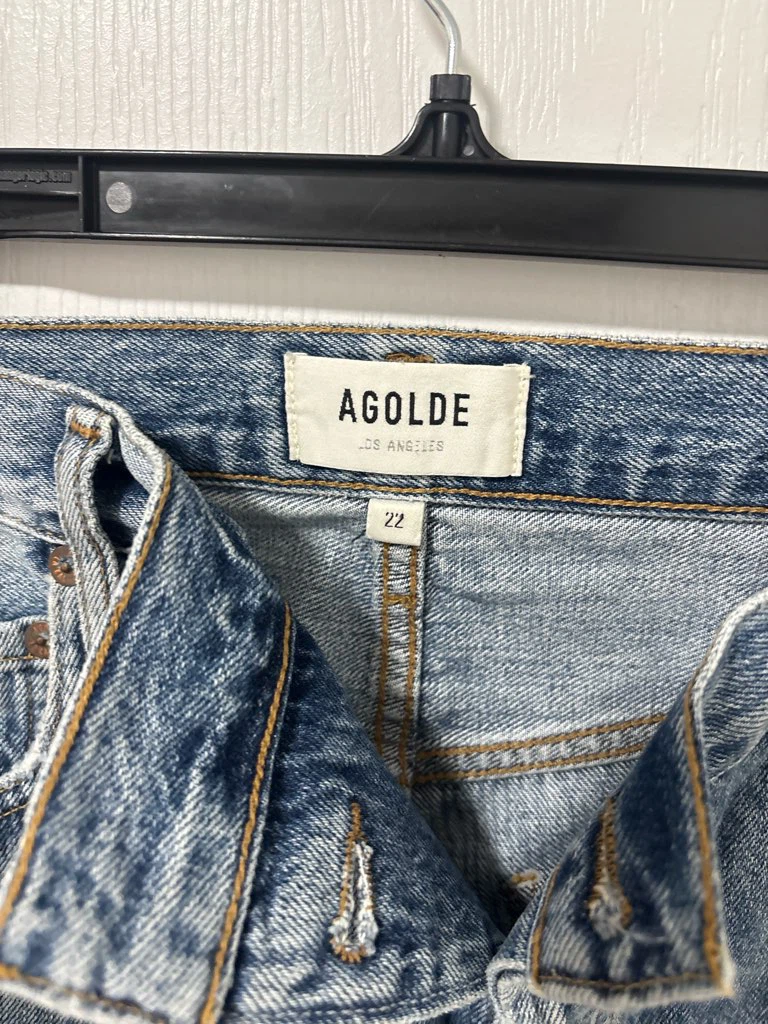 AGOLDE Criss-Cross Jeans Size 22
