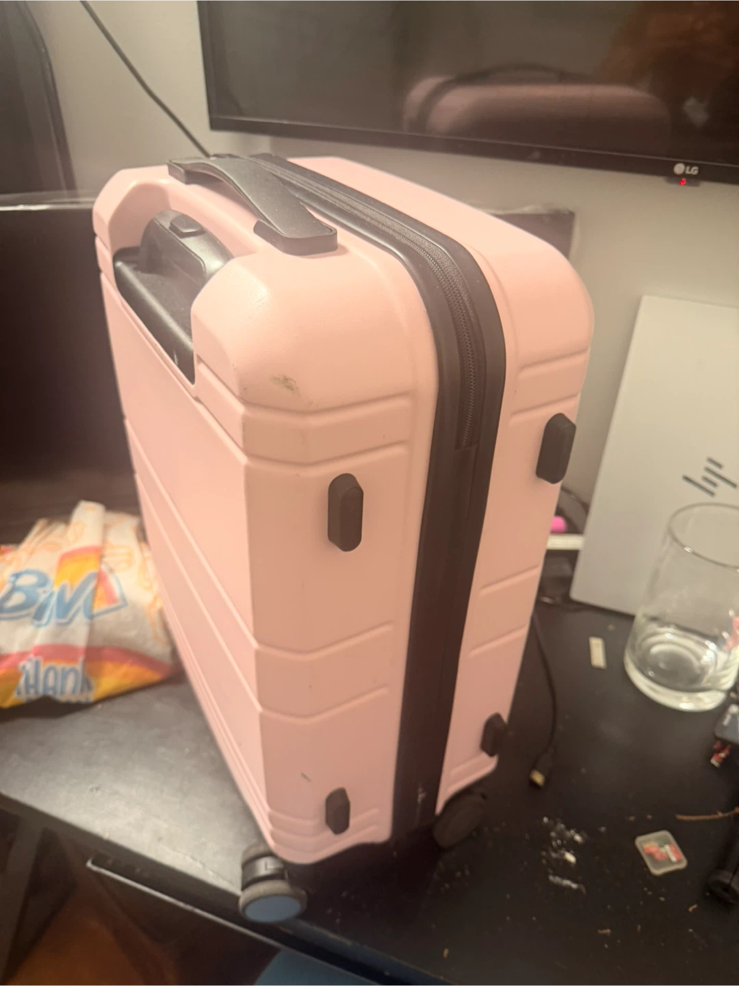 Pink Carry-On Hardshell Luggage - photo 2