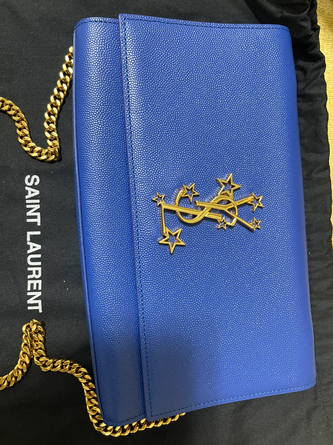 Saint Laurent Blue Chain Bag - photo 2