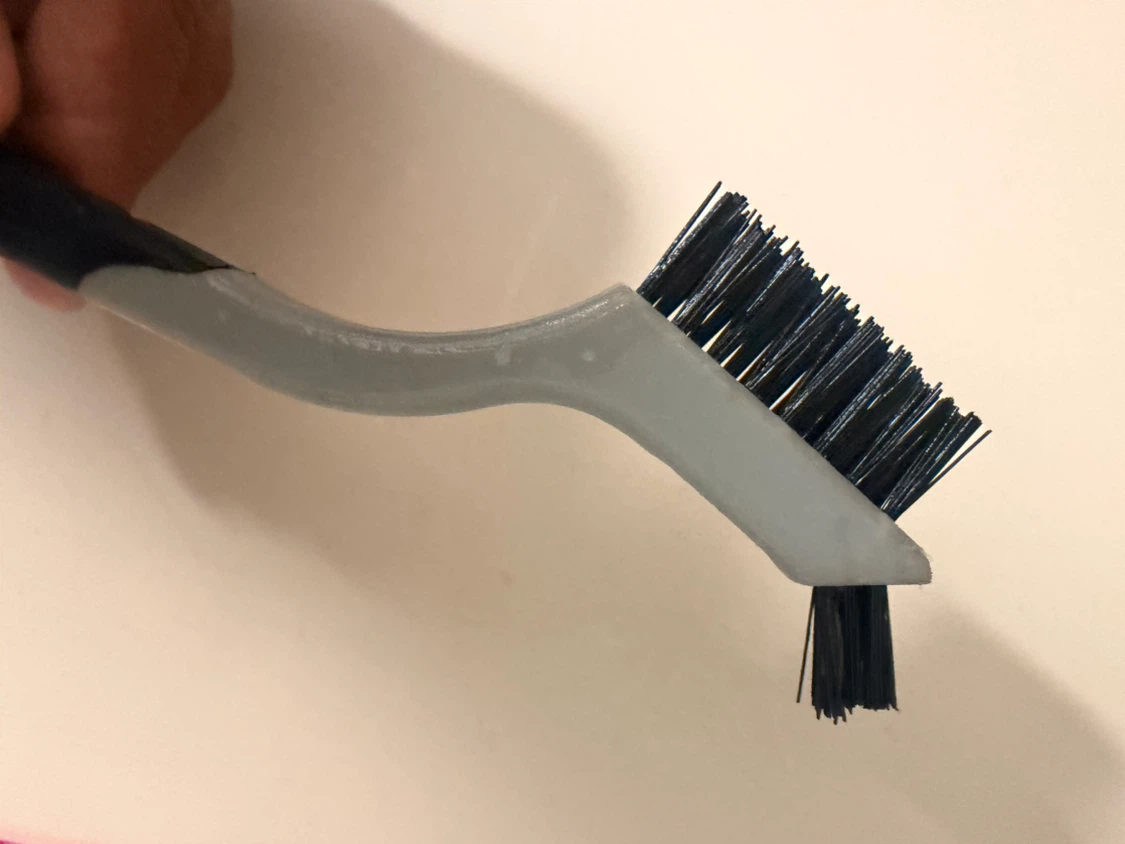Cleaning Brush with Dual Scrubbing Bristles
