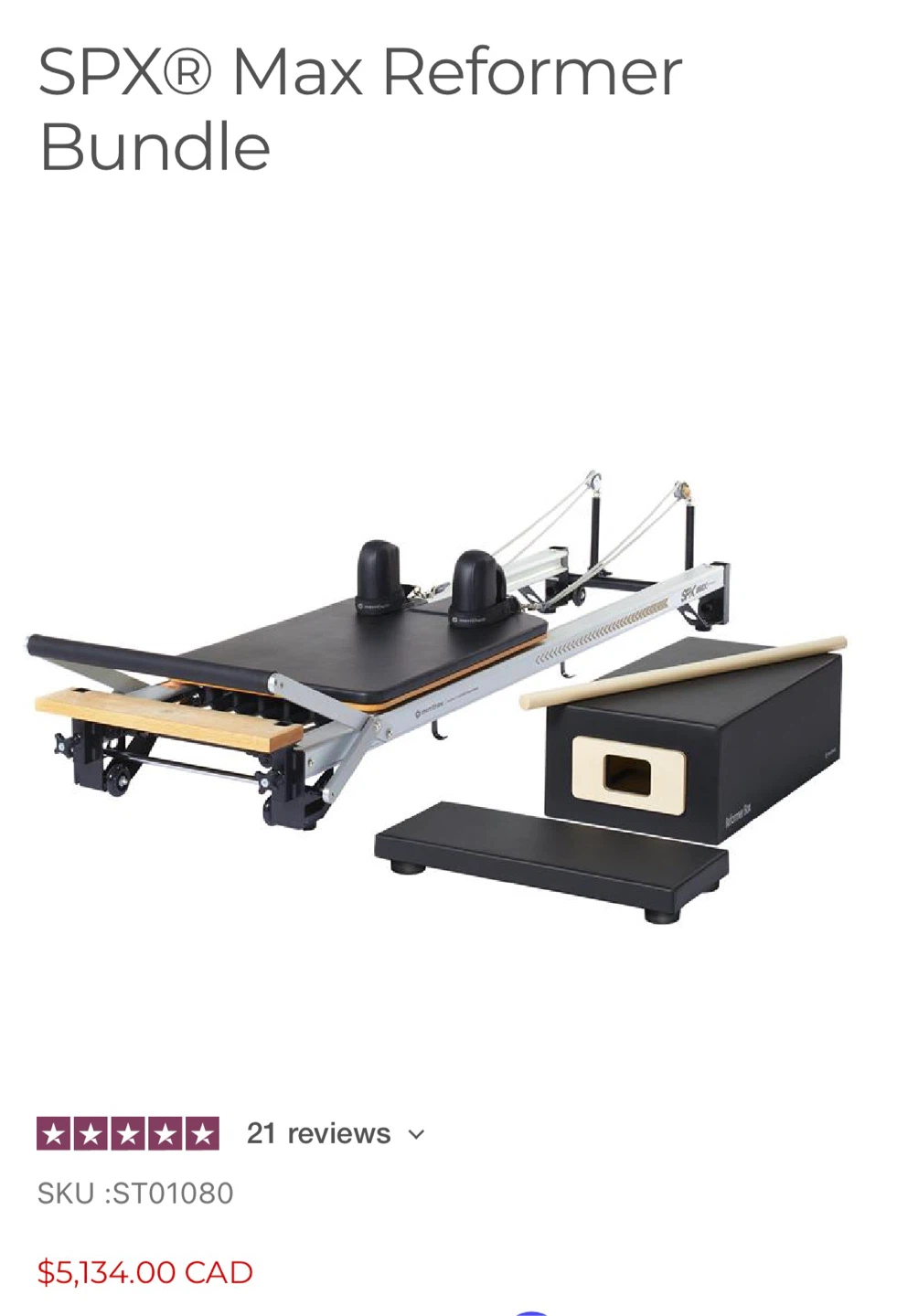 2 x  Merrithew SPX® Max Reformer Bundle + Cardio tramps(new) - photo 2