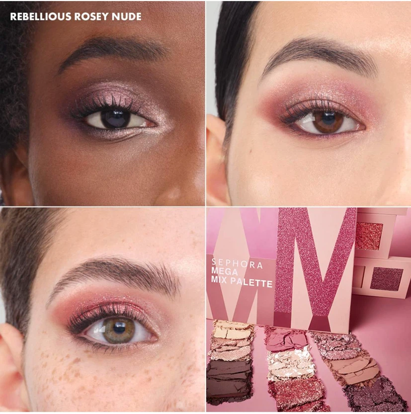Sephora Mega Mix Palette - Rebellious Rosey Nude
