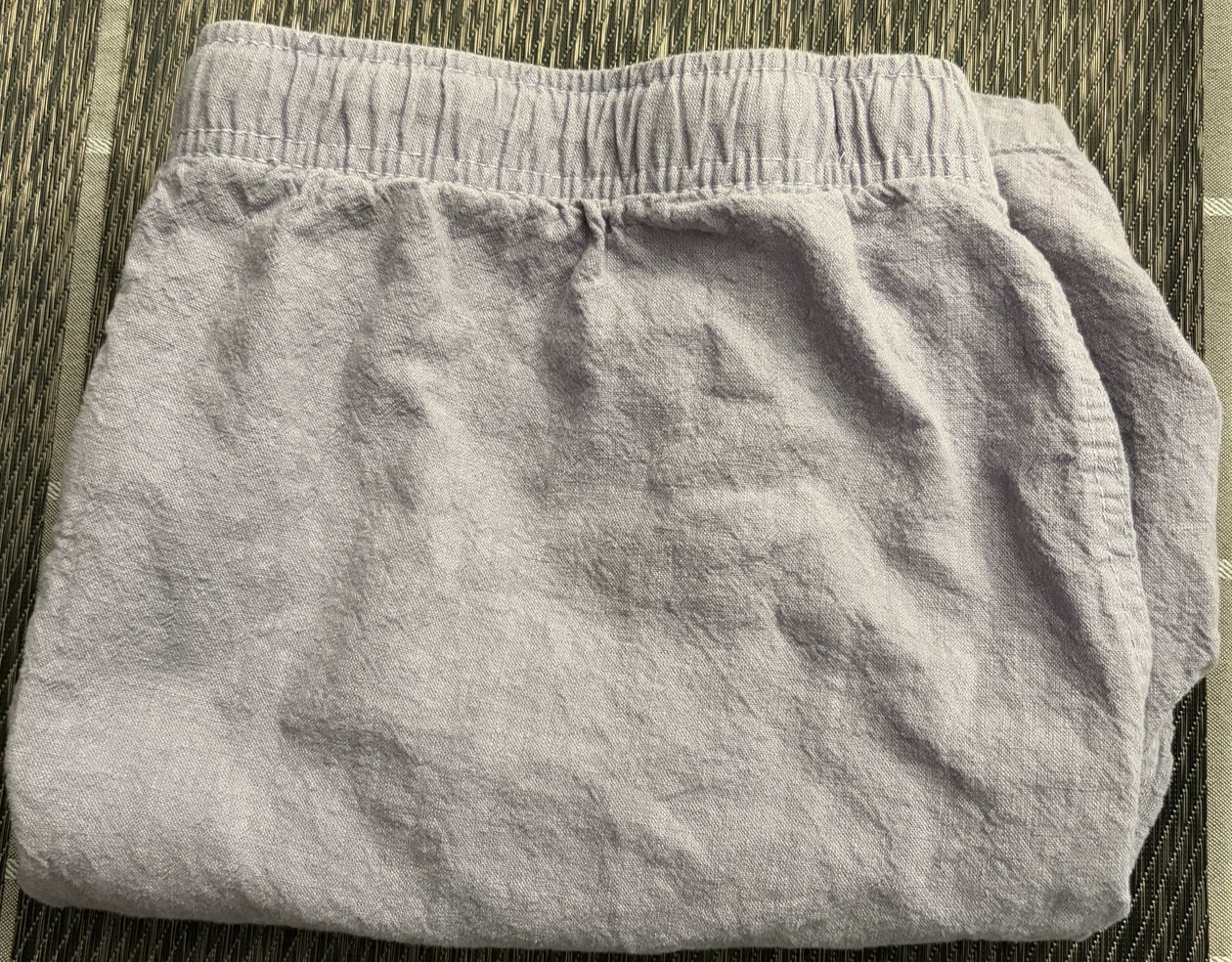 Old Navy Lavender Linen-Blend Shorts Size Large