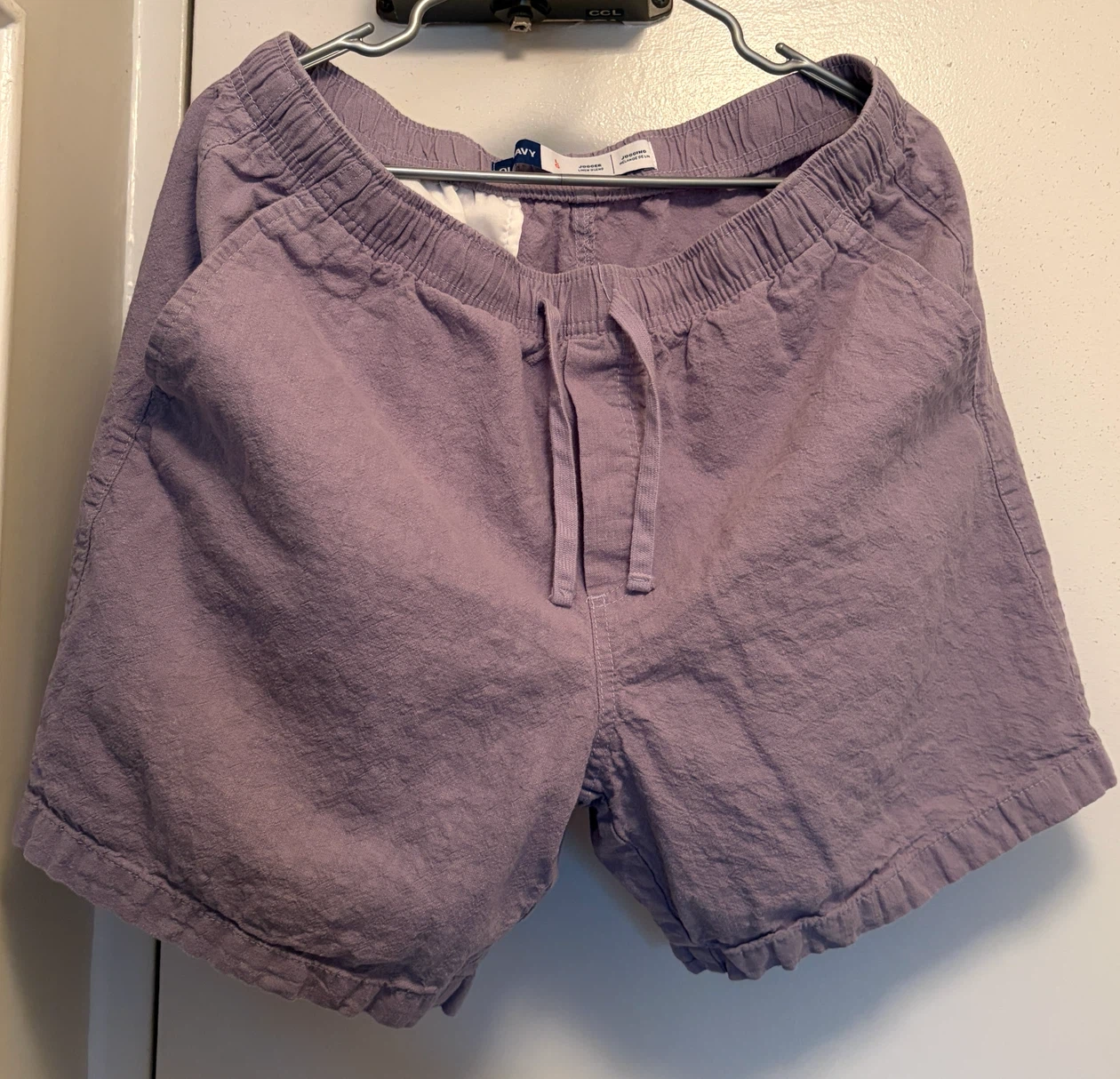 Old Navy Lavender Linen-Blend Shorts Size Large - photo 2