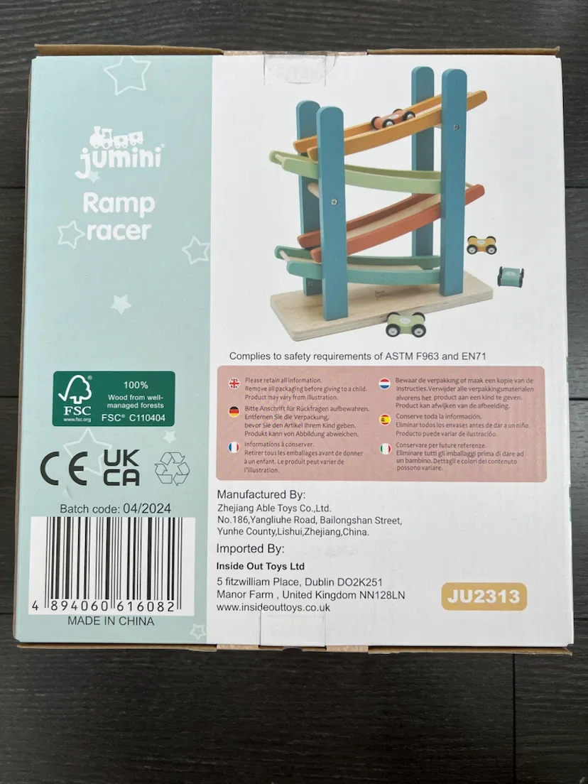 Jumini Ramp Racer Wooden Toy - photo 2