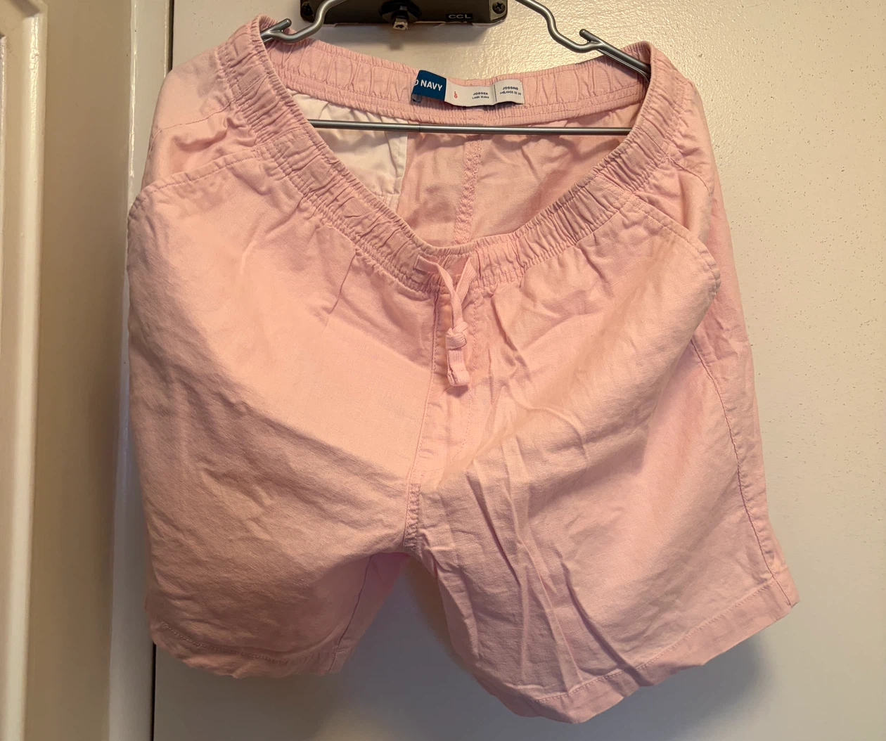 Old Navy Light Pink Linen-Blend Shorts - photo 2